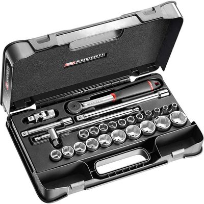 Facom 26 Piece 1/2" Drive Hexagon Socket Set 1/2"