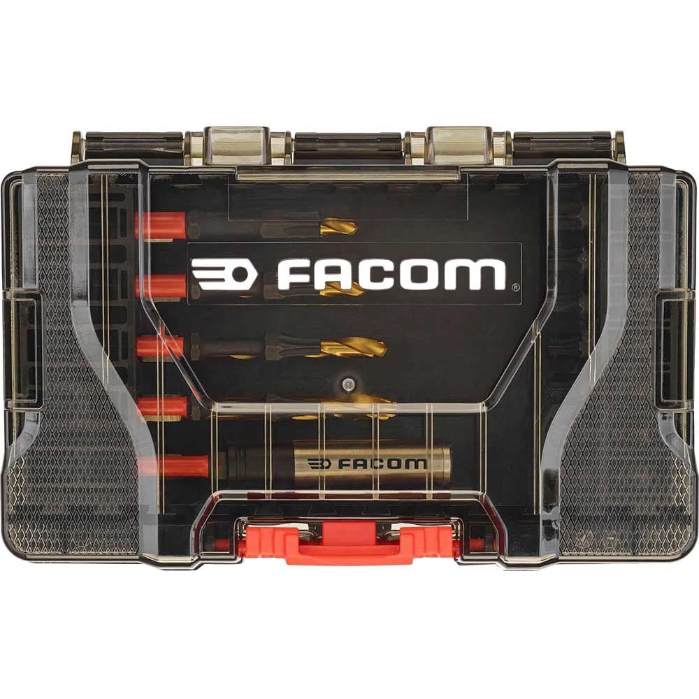 Facom 24 Piece Max Impact Drill and Screwdriver Bit Set - Image 1