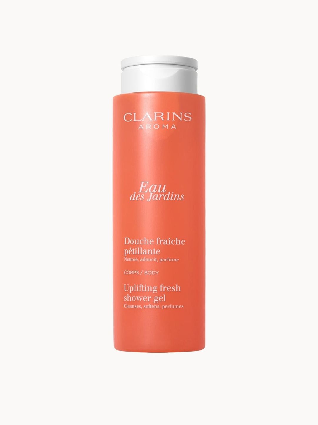 Clarins Women's Eau des Jardins Uplifting Fresh Shower Gel | Size: 200ml - Image 1