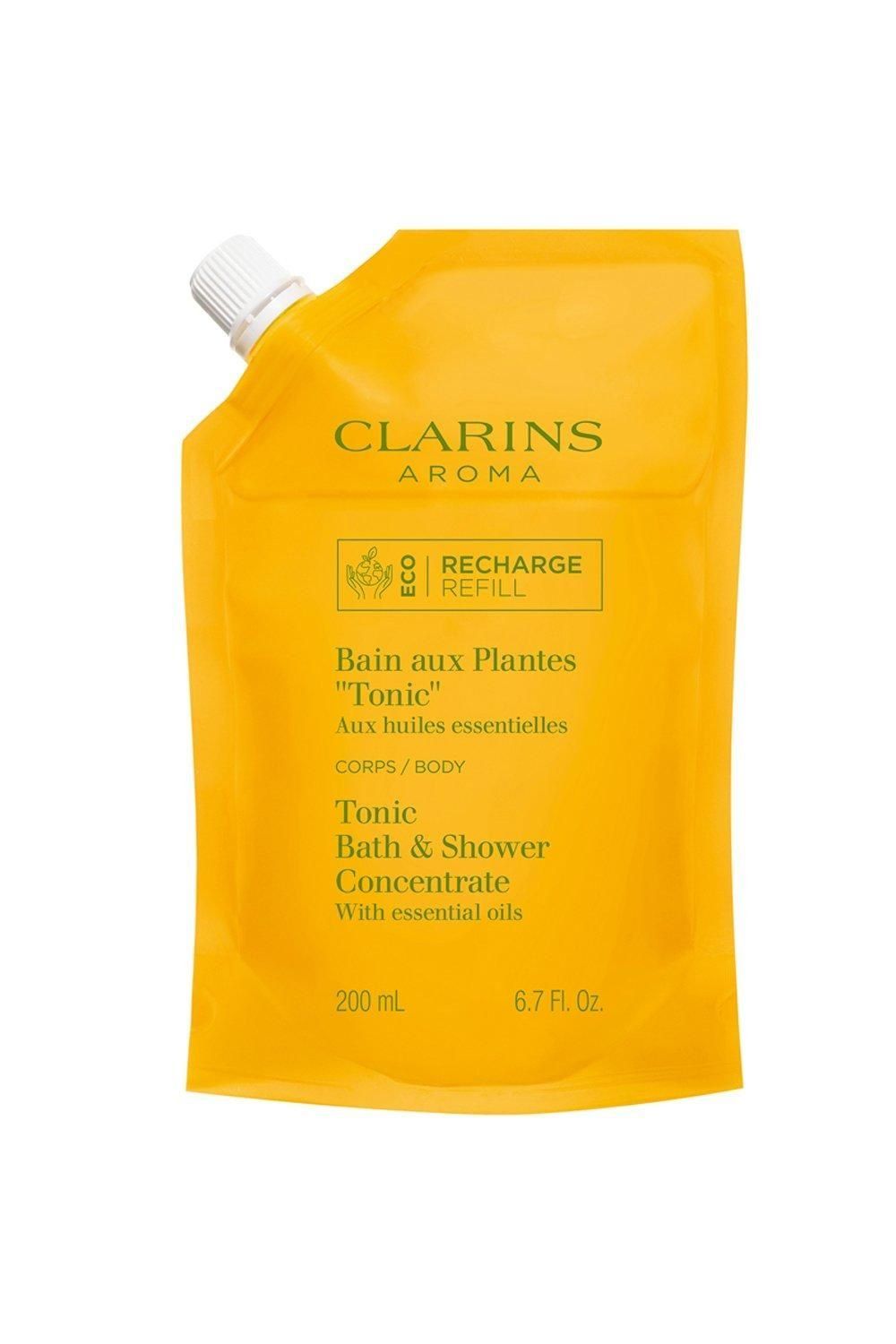 Clarins Women's Tonic Bath & Shower Concentrate Eco Refill | Size: 200ml - Image 1