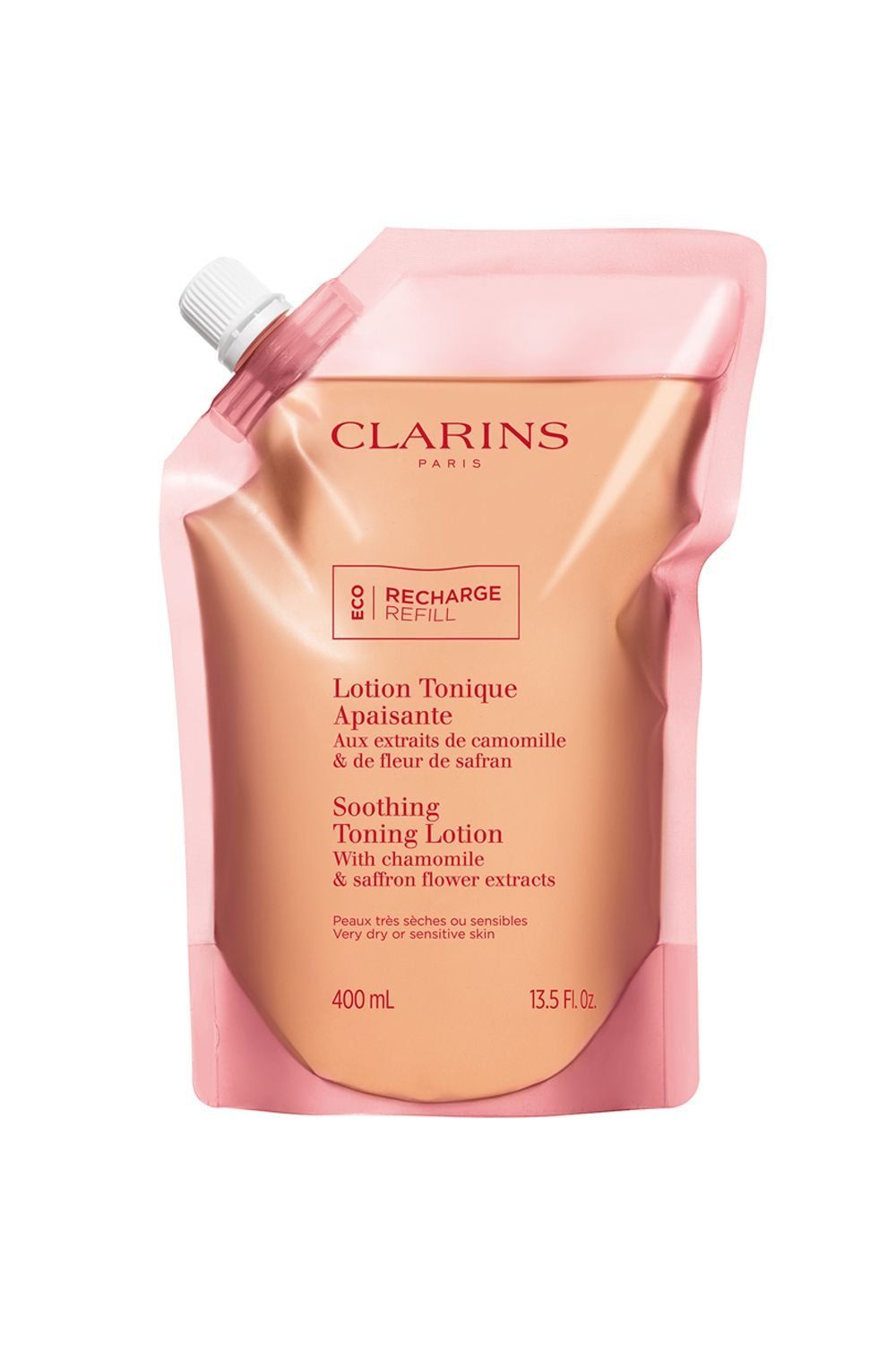 Clarins Soothing Toning Lotion Refill | Size: 400ml - Image 1