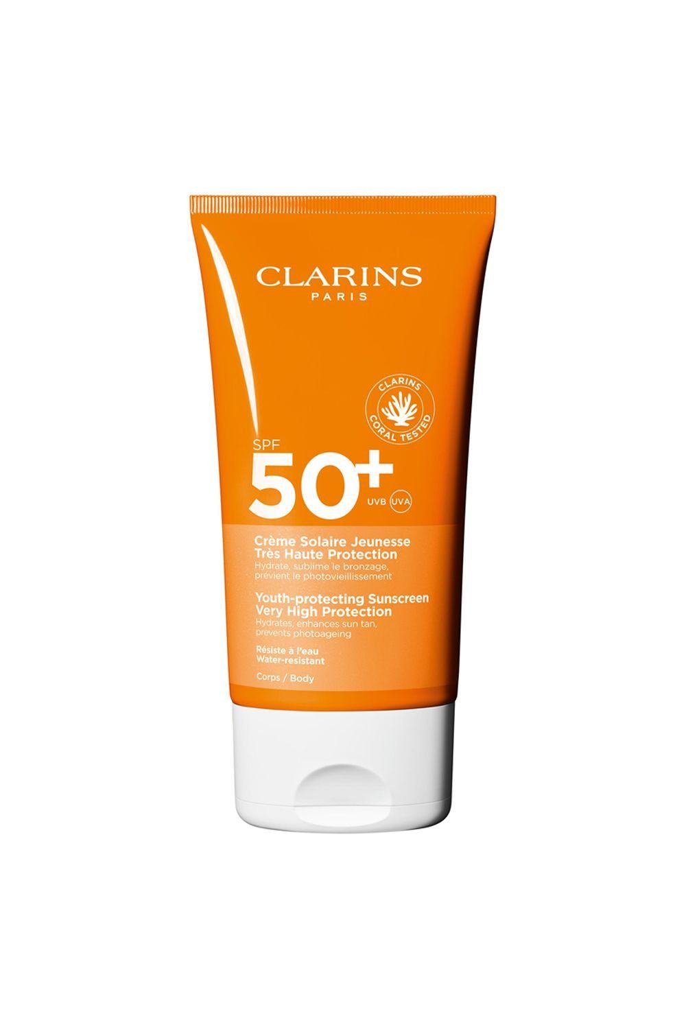 Clarins Sun Body Cream SPF50+ | Size: 150ml - Image 1