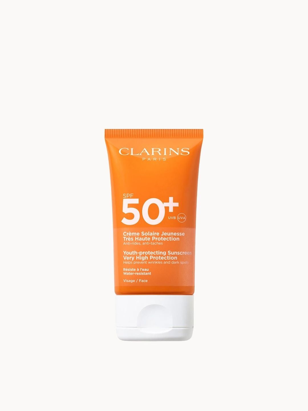 Clarins Youth-Protecting Sunscreen Very High Protection Spf50+ For Face 50ml - Image 1
