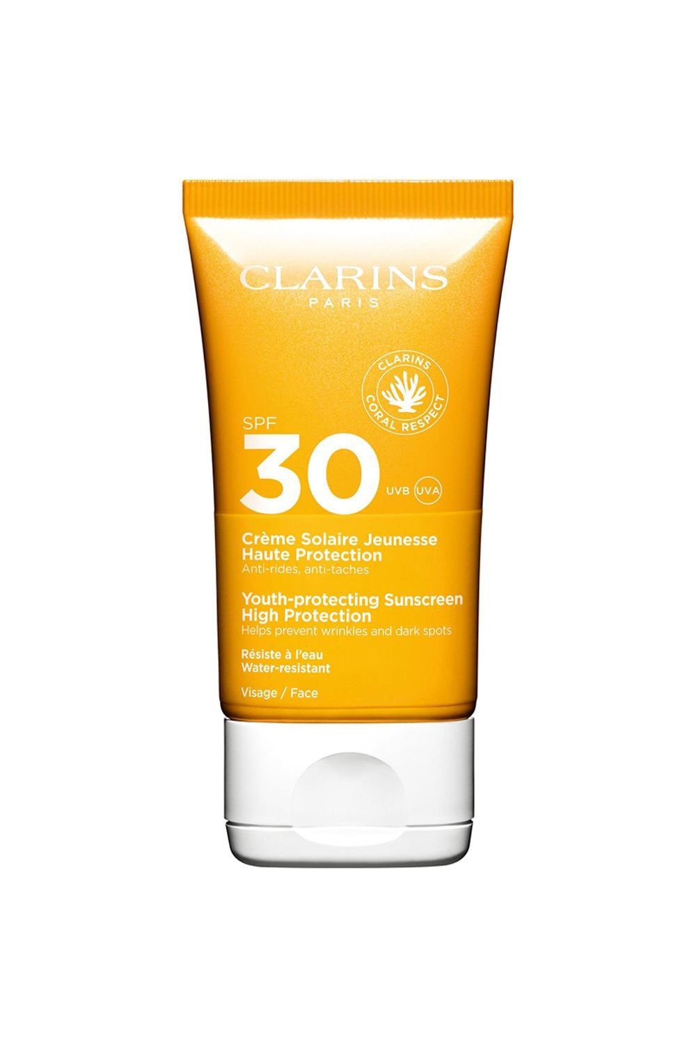Clarins Youth-protecting Sunscreen High Protection SPF30 | Size: 50ml - Image 1