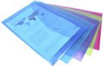 Rapesco Foolscap Bright Popper Wallet report cover Polypropylene (PP)