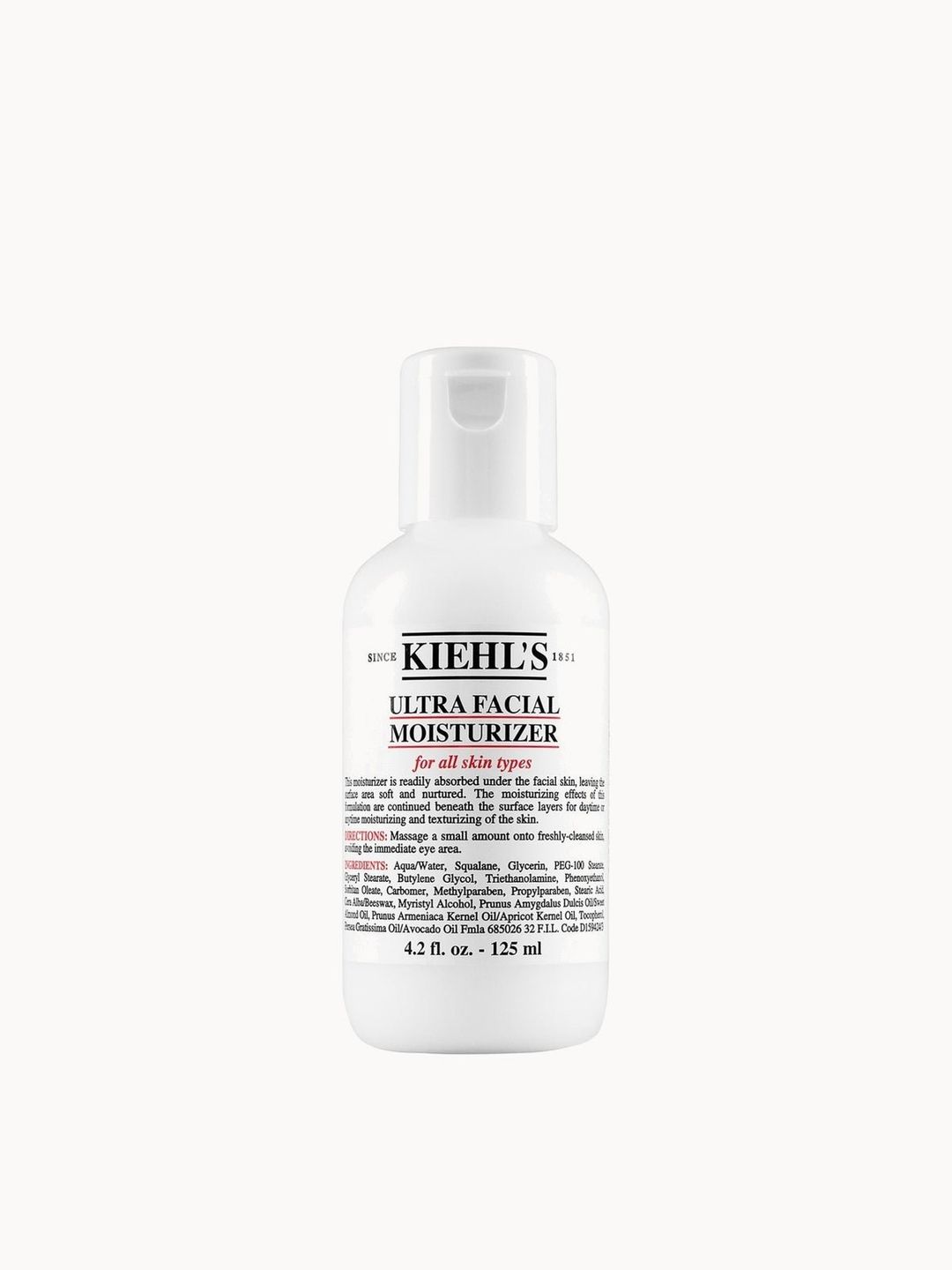 Kiehl's Ultra Facial Moisturiser (Various Sizes) - 125ml - Image 1