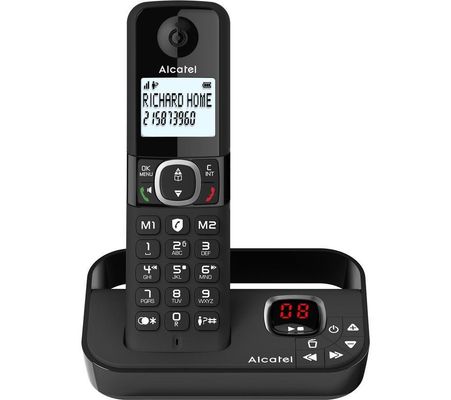 ALCATEL F860 Voice Solo AL3532 Cordless Phone - Black, Black