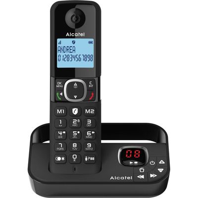 ALCATEL F860 Voice Solo AL3532 Cordless Phone - Black, Black - Thumbnail 2