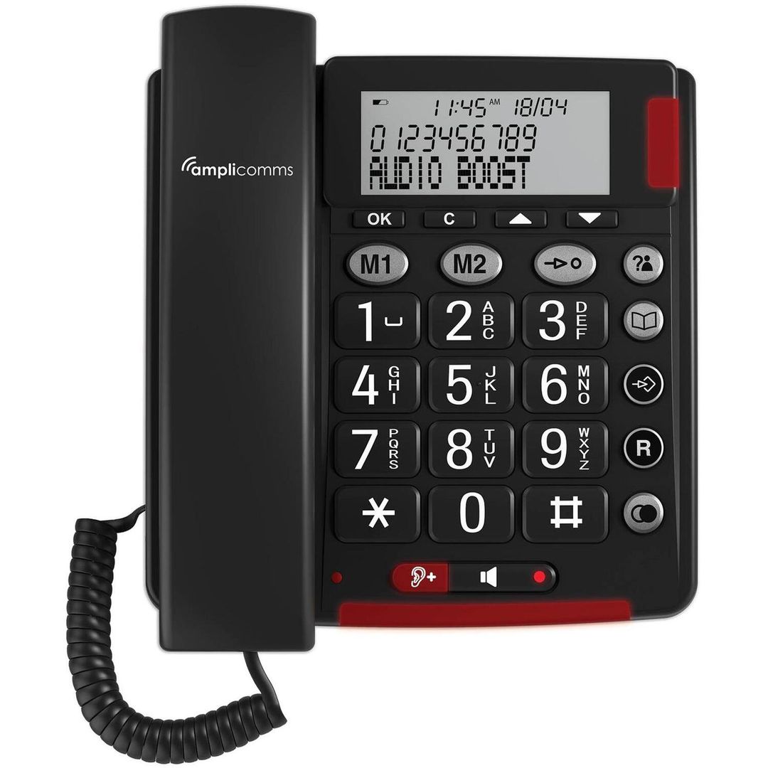 Big Button 48 Plus Corded Telephone - Black - Image 1