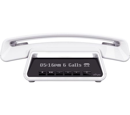ALCATEL ePure Premium Cordless Phone - Headset, White, White