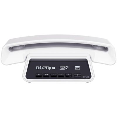 ALCATEL ePure Premium Cordless Phone - Headset, White, White - Thumbnail 2