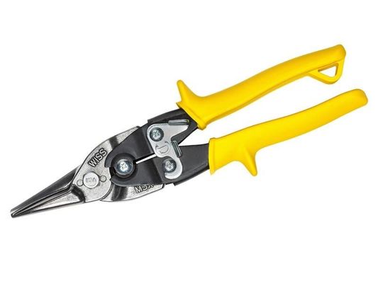 Crescent Wiss M-3R Metalmaster Compound Snips Straight Or Curves 248mm (9.3/4In) - Grey - Thumbnail 4