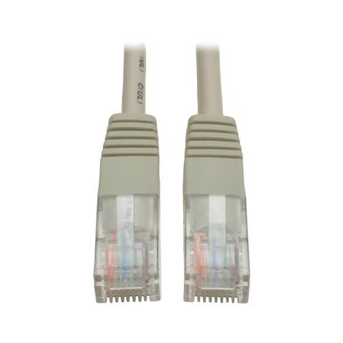 Tripp Lite N002-020-GY Cat5e 350 MHz Molded (UTP) Ethernet Cable (RJ45 - Image 1