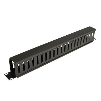 Tripp Lite SRCABLEDUCT1U SmartRack 1U Horizontal Cable Manager - Finge