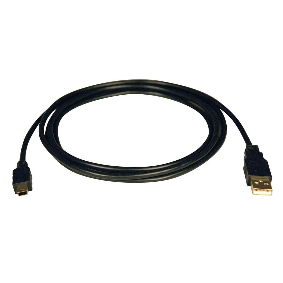 Tripp Lite USB 2.0 Hi-Speed A to Mini-B Cable (A to 5Pin Mini-B. M/M). - Image 1