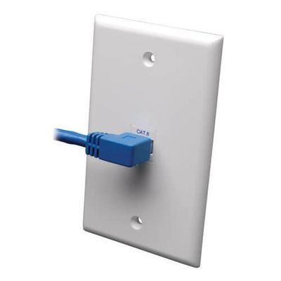 Tripp Lite N204-010-BL-LA Left-Angle Cat6 Gigabit Molded UTP Ethernet