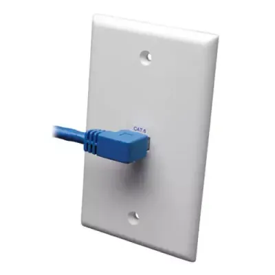 Tripp Lite N204-010-BL-LA Left-Angle Cat6 Gigabit Molded UTP Ethernet - Thumbnail 2