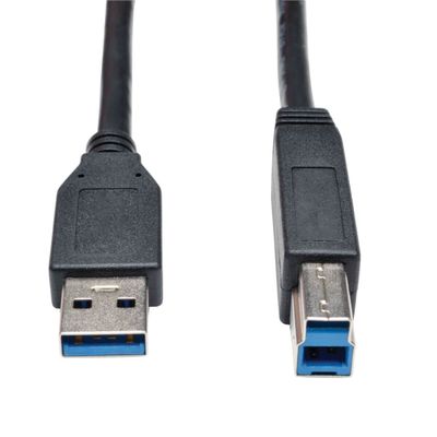 Tripp Lite U322-003-BK USB 3.2 Gen 1 SuperSpeed Device Cable (A to B M