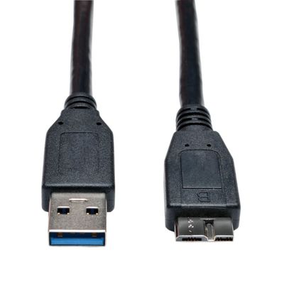 Tripp Lite U326-006-BK USB 3.0 SuperSpeed Device Cable (A to Micro-B M
