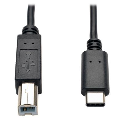 Tripp Lite U040-006 USB-C to USB-B Cable - USB 2.0. (M/M). 6 ft. (1.83