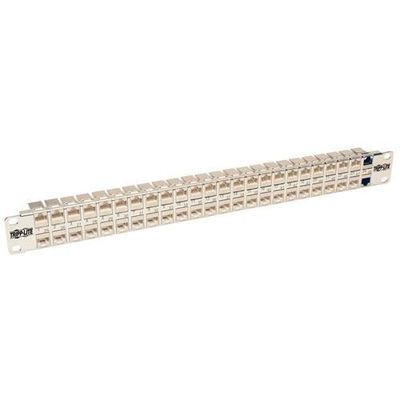 Tripp Lite N254-048-SH-6A 48-Port 1U Rack-Mount STP Shielded Cat6a Fee
