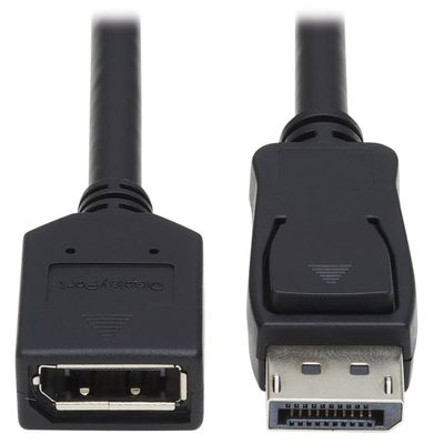 Tripp Lite P579-010 DisplayPort Extension Cable with Latch. 4K @ 60 Hz