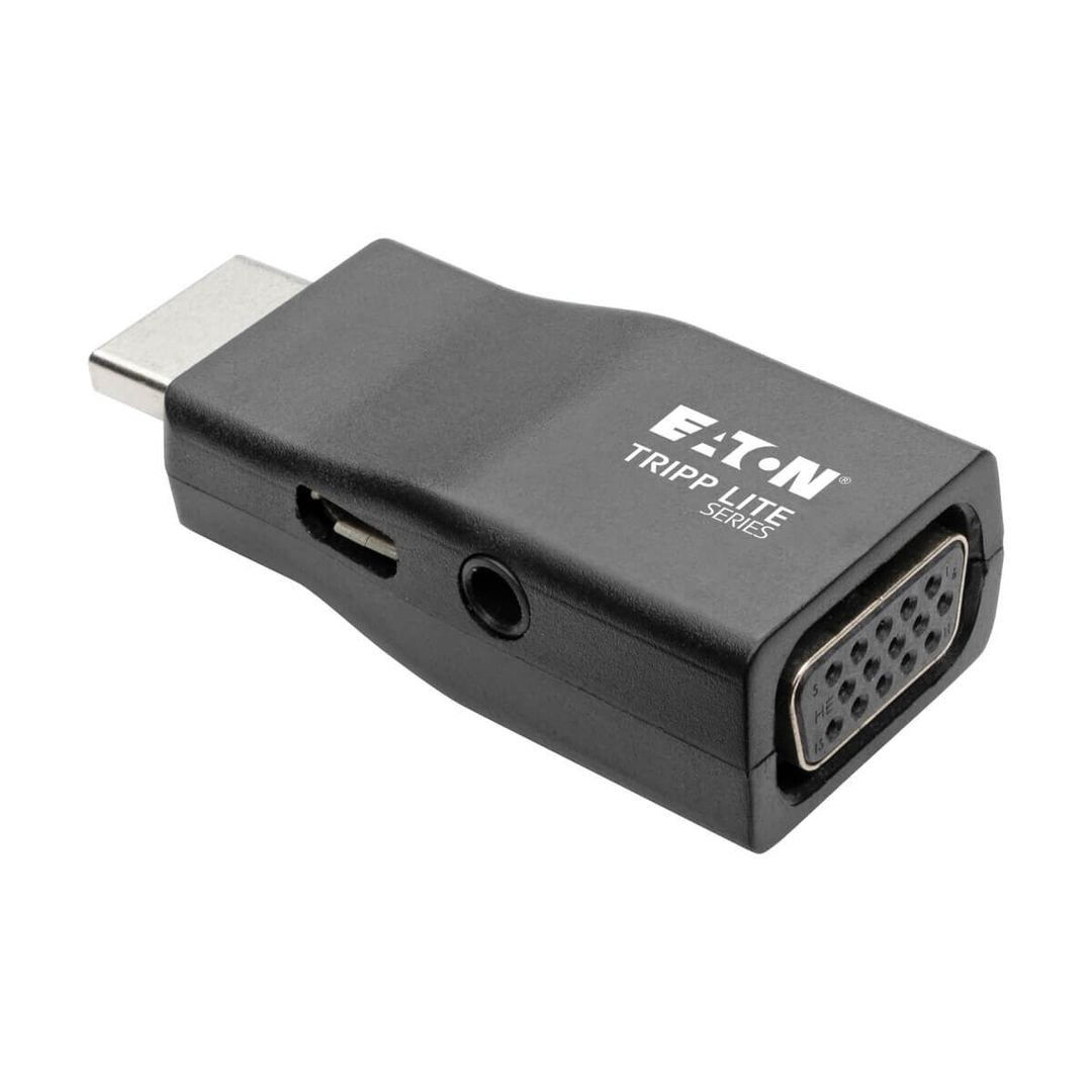 Tripp Lite P131-000-A Compact HDMI to VGA Adapter Video Converter with - Image 1