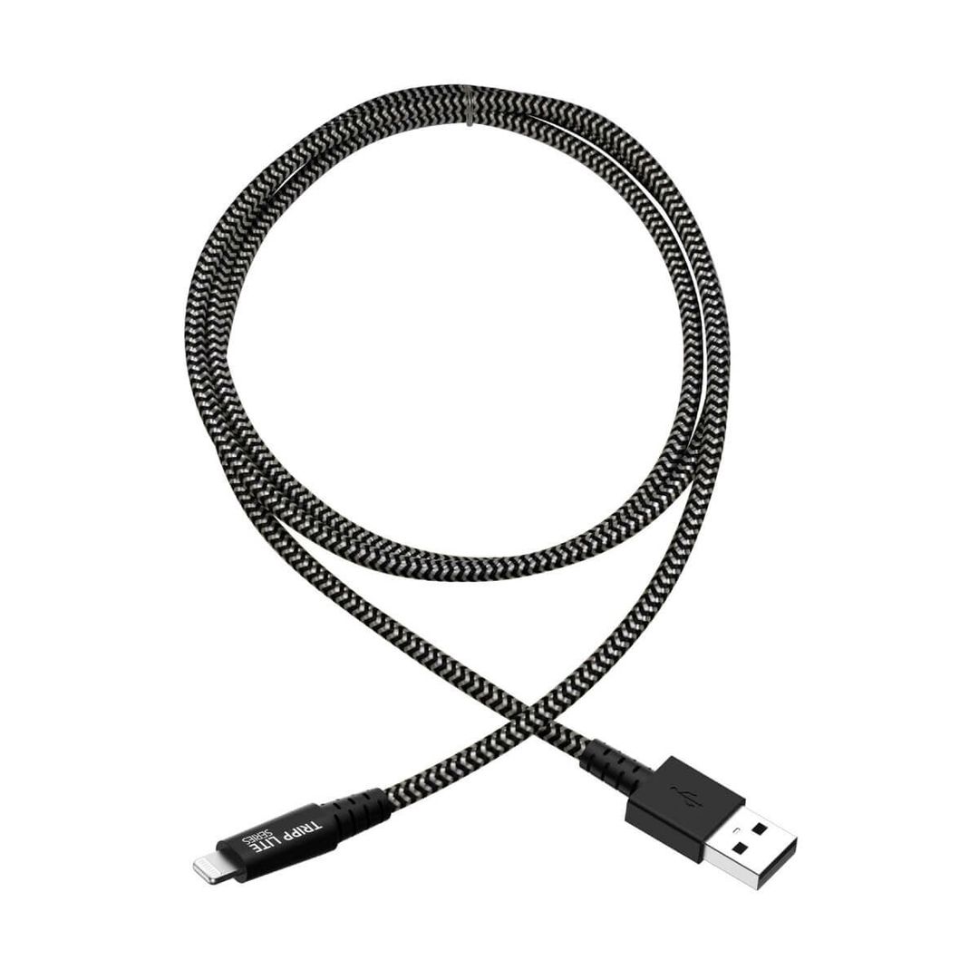 Tripp Lite M100-003-HD Heavy-Duty USB-A to Lightning Sync/Charge Cable - Image 1