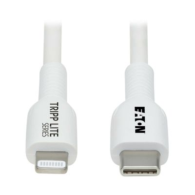 Tripp Lite M102AB-01M-WH Safe-IT USB-C to Lightning Sync/Charge Antiba
