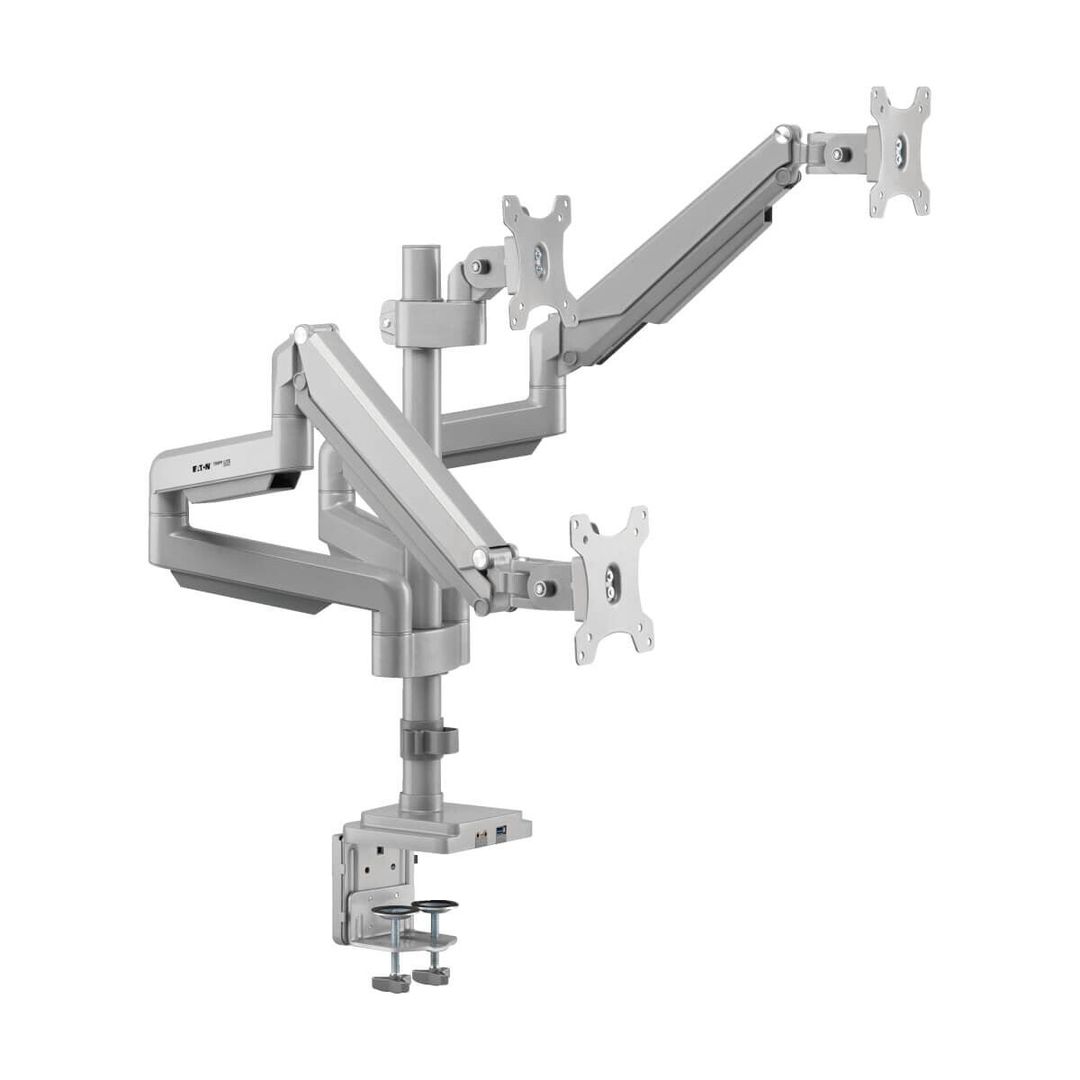 Tripp Lite DDR1730TAL Triple-Display Gas-Spring Flex-Arm Desktop Clamp - Image 1