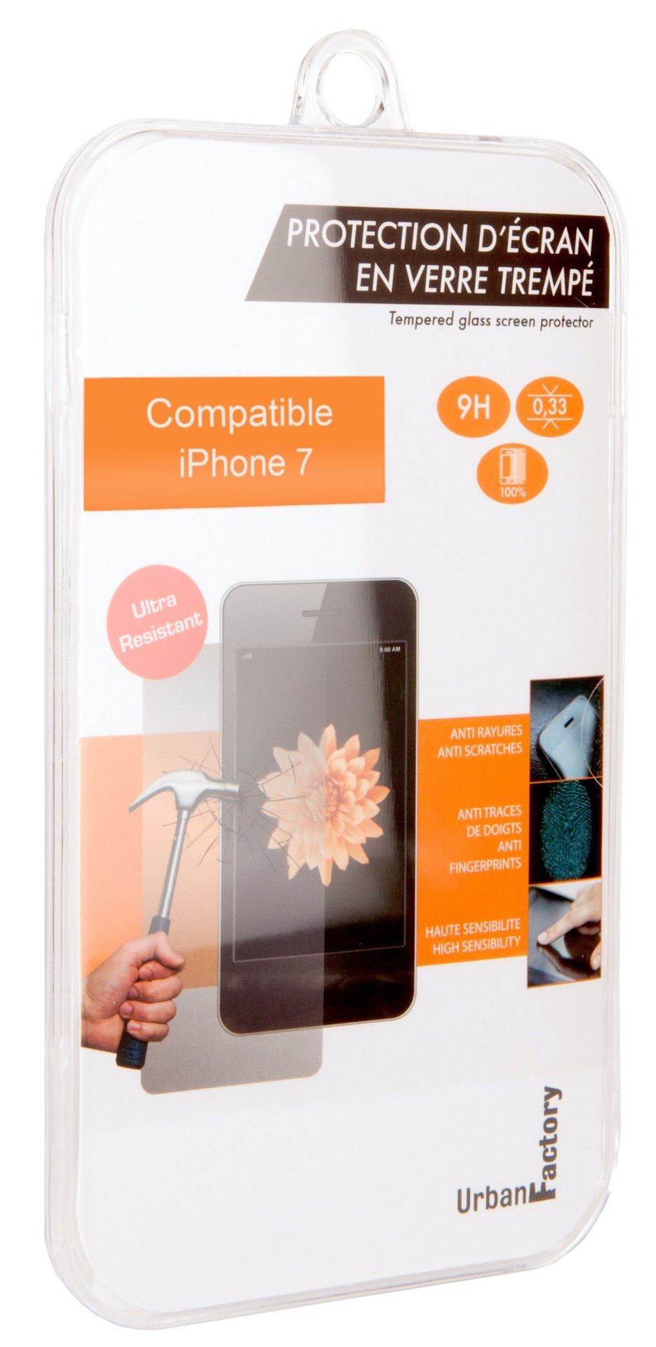 Urban Factory Screen Cover Tempered Glass iPhone 7 - Image 1