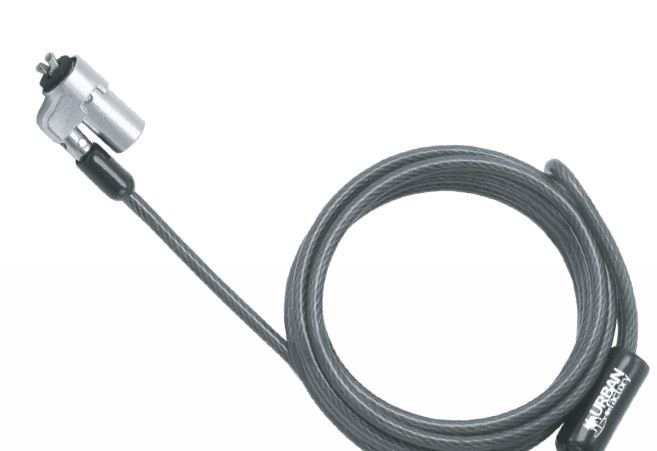 Urban Factory NOBLE WEDGE SECURITY CABLE "PUSH TO LOCK" - Image 1