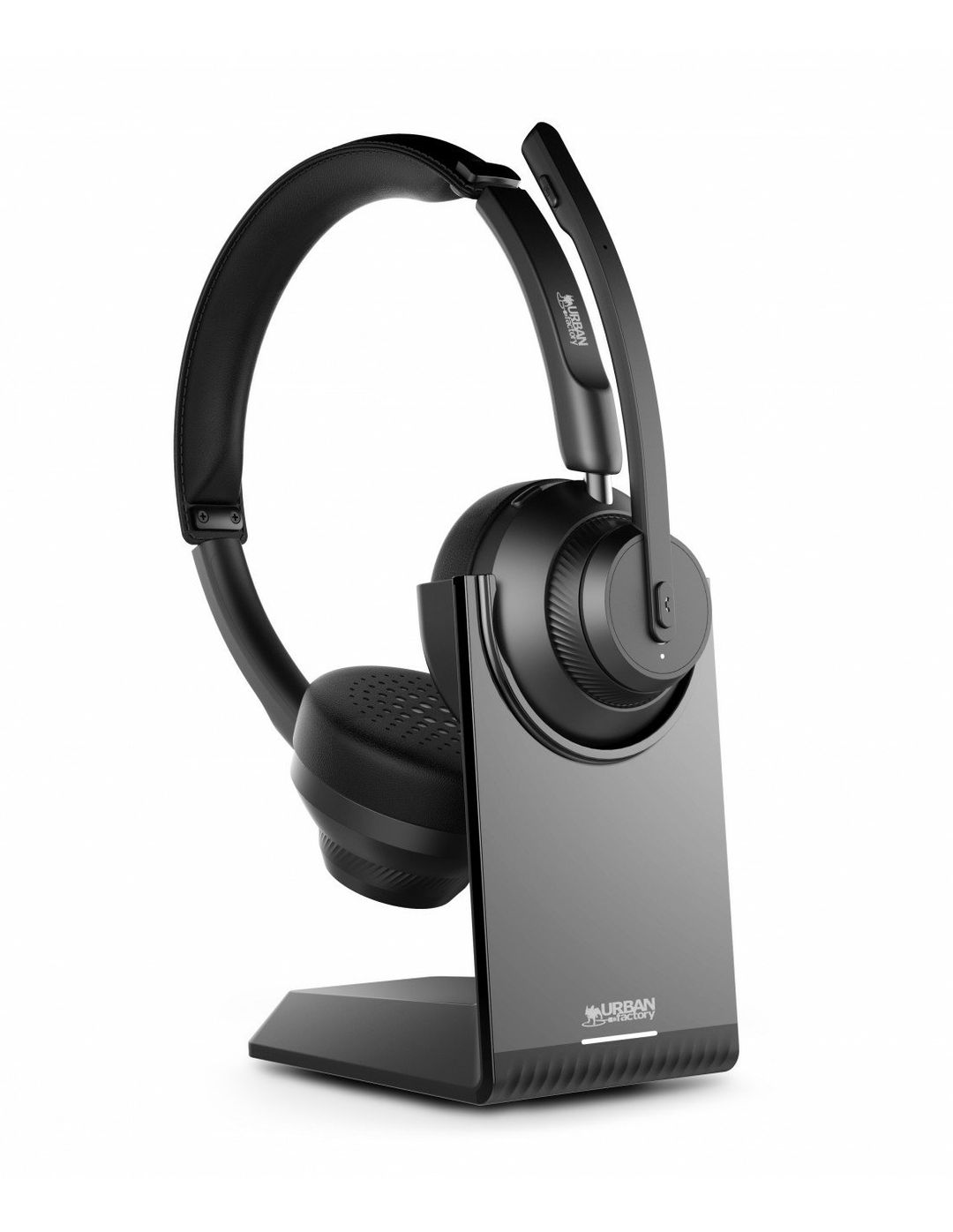 Urban Factory MOVEE PRO: BLUETOOTH 5.2 HEASDET WITH ENC AND CHARGING STAND - Image 1