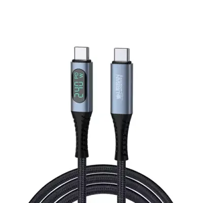 Urban Factory CAB05UF USB cable USB4 Gen 2x2 1.5 m USB C Grey - Thumbnail 2