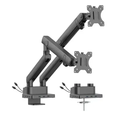Urban Factory FAM20UF monitor mount / stand 81.3 cm (32") Desk Black - Thumbnail 2