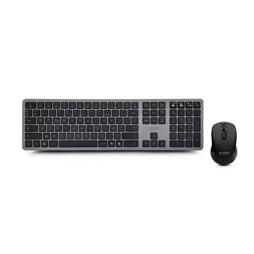 Urban Factory ONLEE: RECHARGEABLE COMBO KEYBOARD AND MOUSE - BLUETOOTH & 2.4GHZ - UK LAYOUT - Image 1