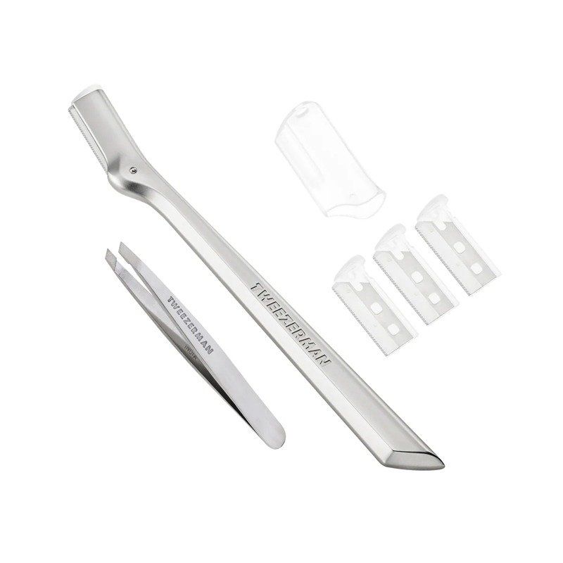 Tweezerman Brow Razor and Mini Tweezer Kit - Image 1