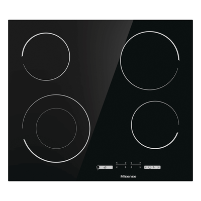 HISENSE E6432C 60 cm Electric Ceramic Hob - Black, Black - Thumbnail 2