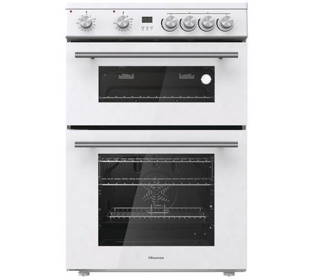 HISENSE HDE3211BWUK 60 cm Electric Ceramic Cooker - White, White
