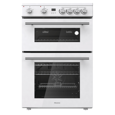 HISENSE HDE3211BWUK 60 cm Electric Ceramic Cooker - White, White - Thumbnail 2