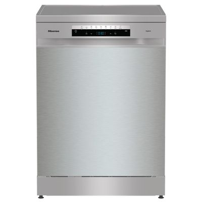 Hisense HS693C60XADUK 60cm Freestanding WiFi AutoDose Dishwasher - SILVER - Thumbnail 2