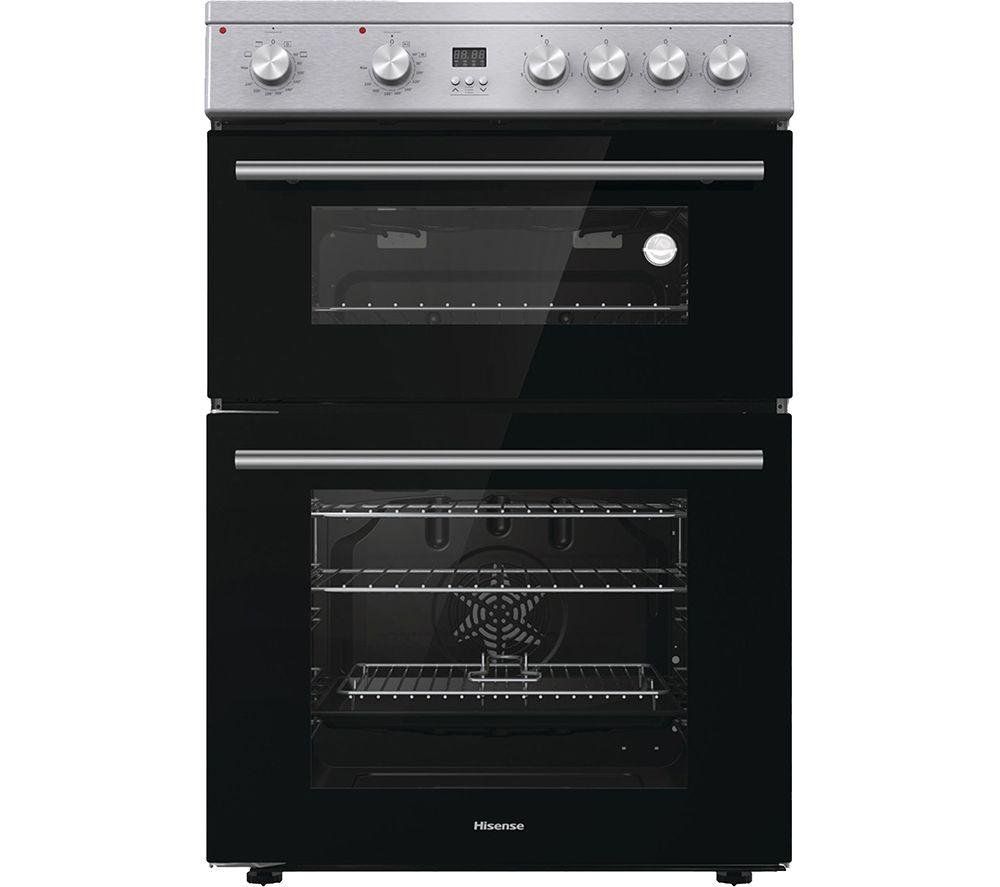 Hisense HDE3211BBUK 60cm Electric Cooker - Black - Image 1