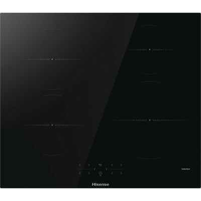 HISENSE HI6401BSC 60cm Electric Induction Hob - Black, Black