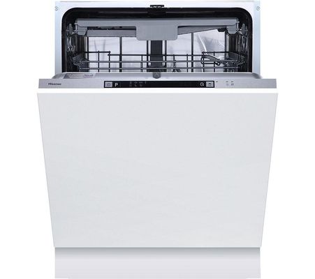 Hisense HV623D15UK Auto Dry 14 Place Settings Fully Integrated Dishwasher - Silver