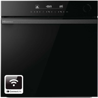 HISENSE Hi6 BlackLine AirFry BSA66346ADBGUK Electric Steam Smart Oven - Jet Black, Black