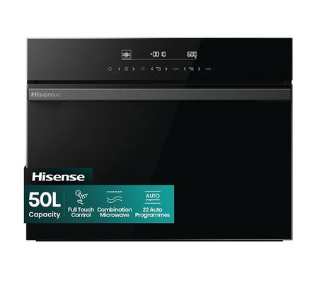 Hisense Hi6 BlackLine Built In Combination Microwave For Tall Housing BIM45342ADBGUK Black