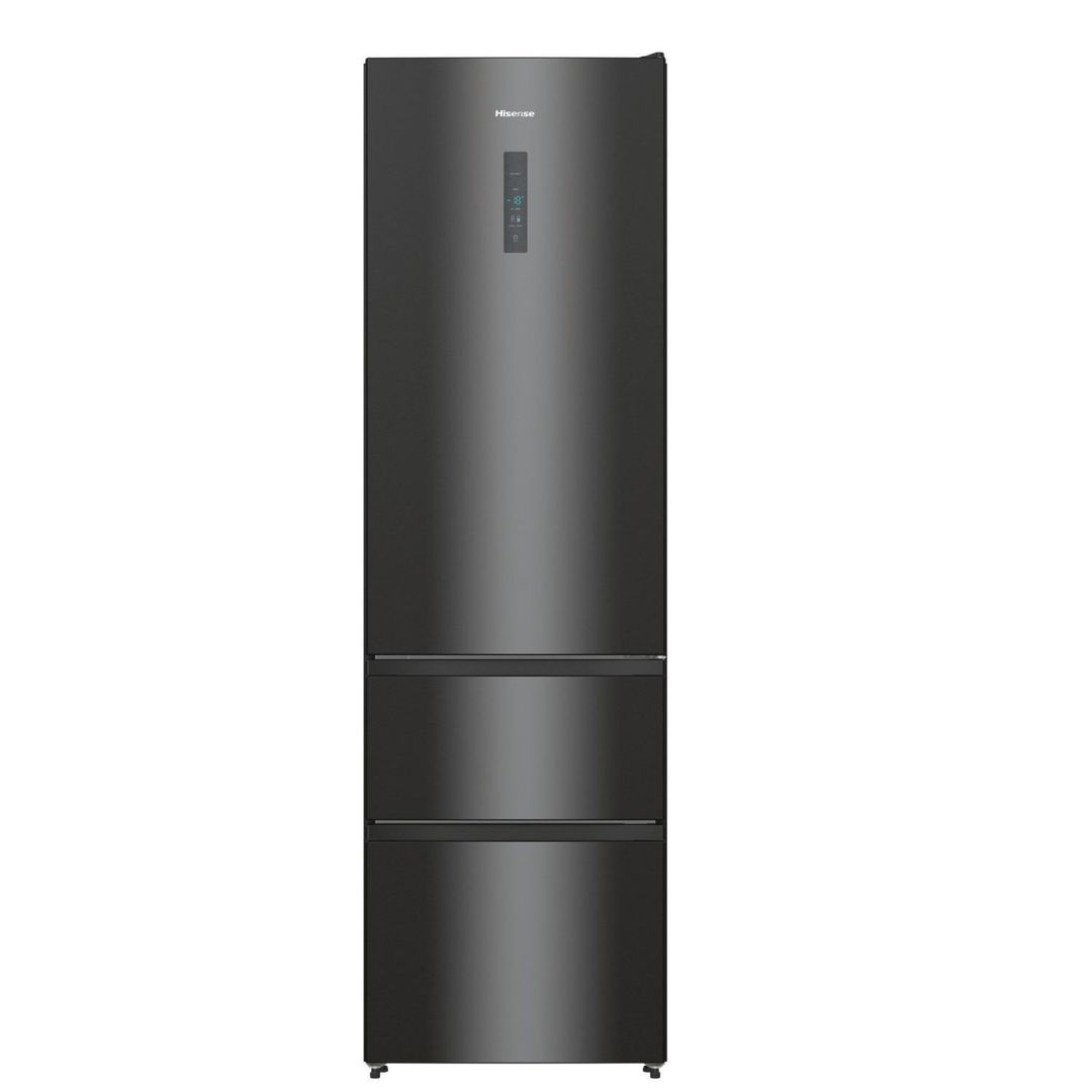 HISENSE RM469N4AFEUK 70/30 Fridge Freezer - Black, Black - Image 1
