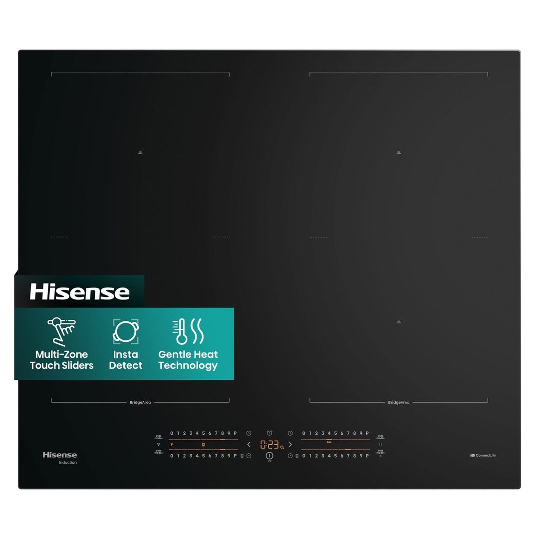 Hisense 60cm 4 Zone Induction Hob with Area Flex - Image 1