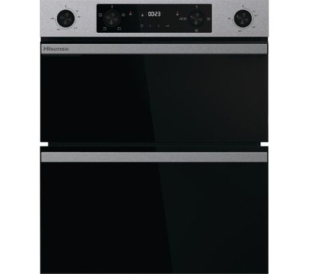 Hisense BUD714221CX Hi6 Electric Built Under Double Oven - Stainless Steel