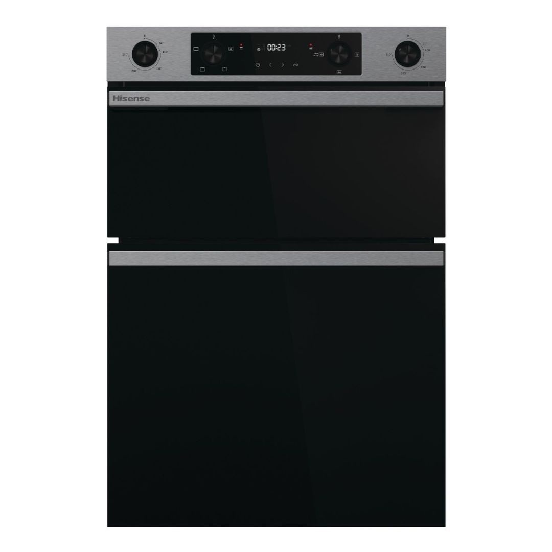 HISENSE Hi6 72/38L BID914221AX Electric Double Oven - Stainless Steel, Stainless Steel - Image 1